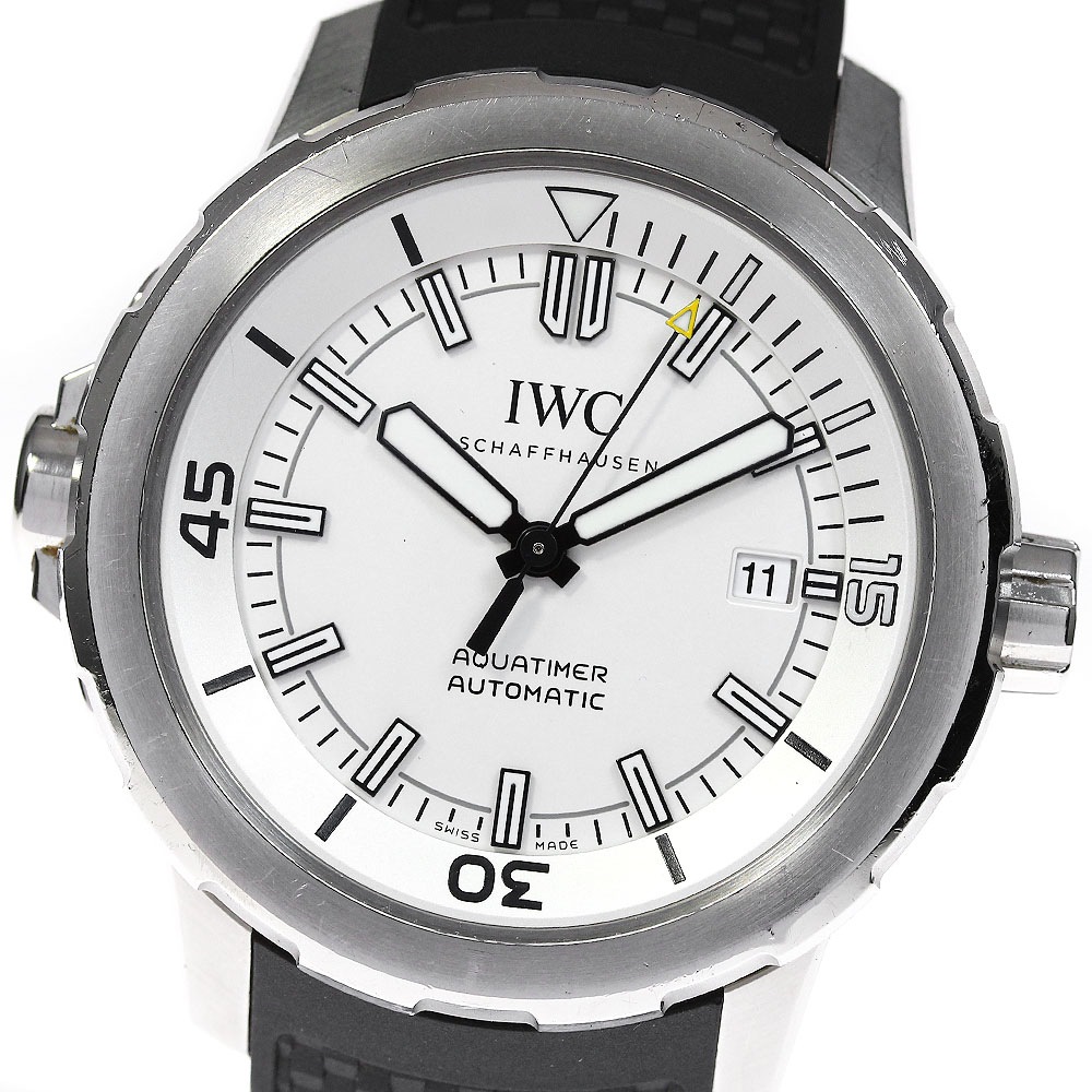 IWC IWC SCHAFFHAUSEN IW329003 アクアタイマー デイト 自動巻き メンズ _820806【中古】