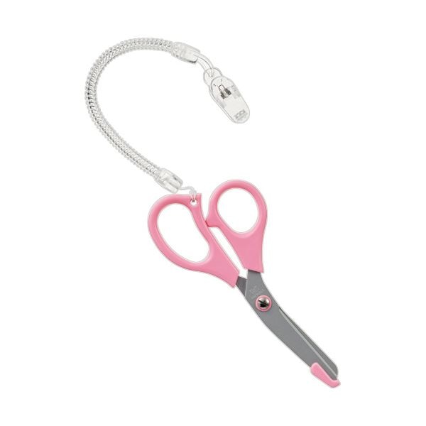 （まとめ）ティティメディカル ナーイスはさみ 左利き用 ピンク 1本[x5セット]