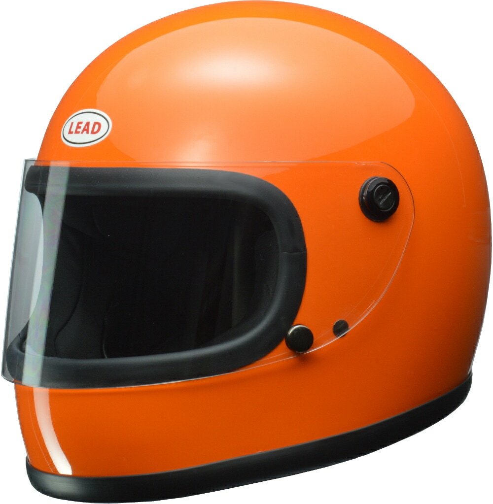 リード工業 (LEAD) バイク用 ヘルメット フルフェイス RX-200R オレンジ フリーサイズ (57-60cm未満)