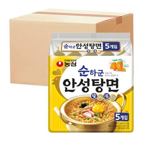 農心 やさしい 安城湯麺 5個入り x 8個