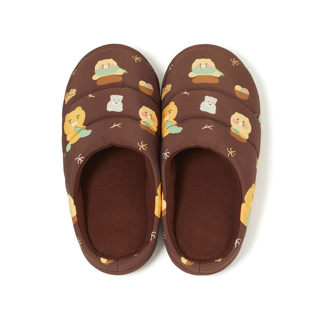 ダウン 室内 スリッパ_チュンシク&ライアン