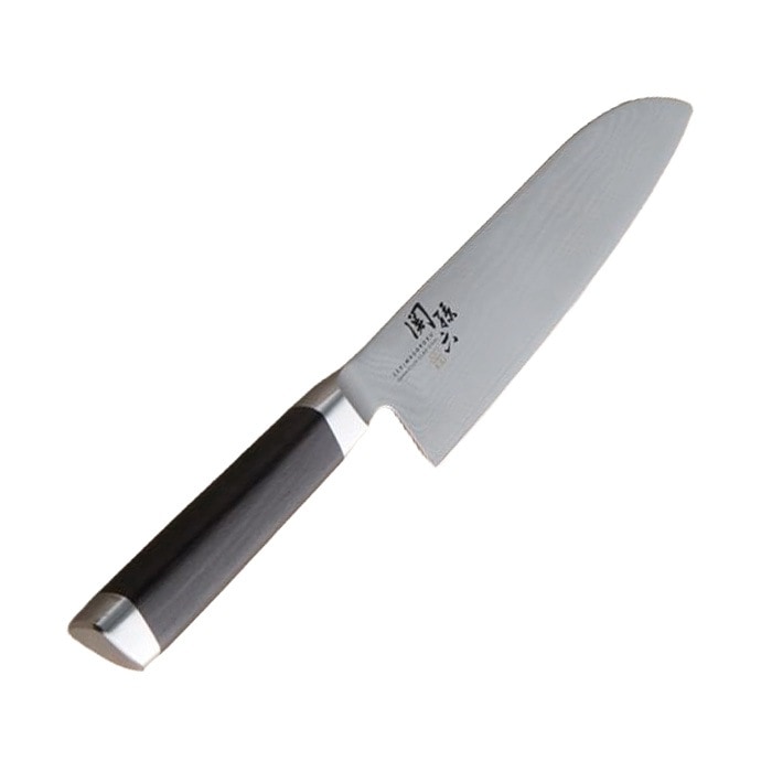 関孫六 ダマスカス 三徳包丁 165mm 日本製 包丁 キッチン用品 台所 洋包丁 肉切り 魚の処理 野菜切り ゆうパック発送(60cm)/関孫六ダマスカス三徳165mm