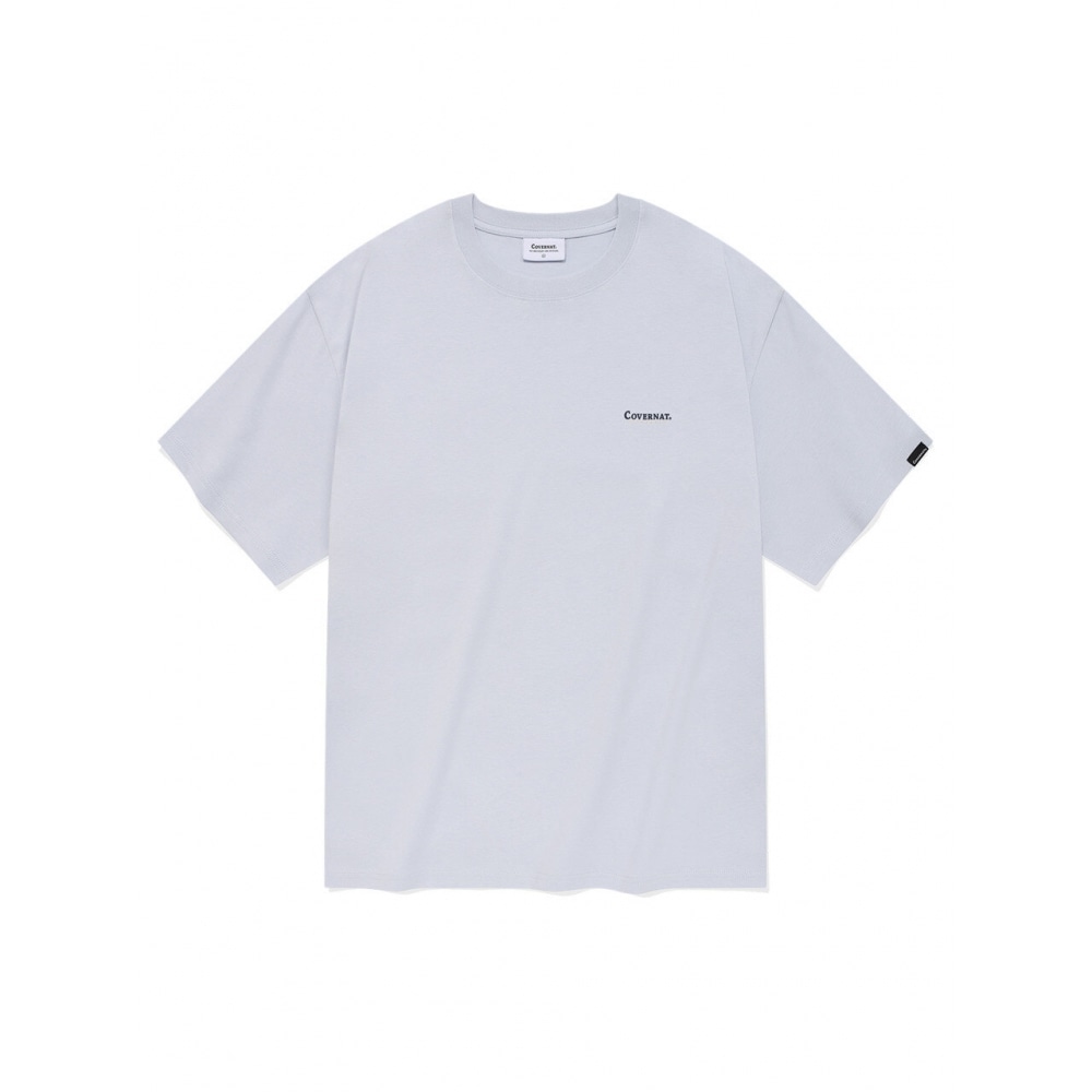 COVERNAT スモールオーセンティックロゴ T シャツライトブルー 6,563円