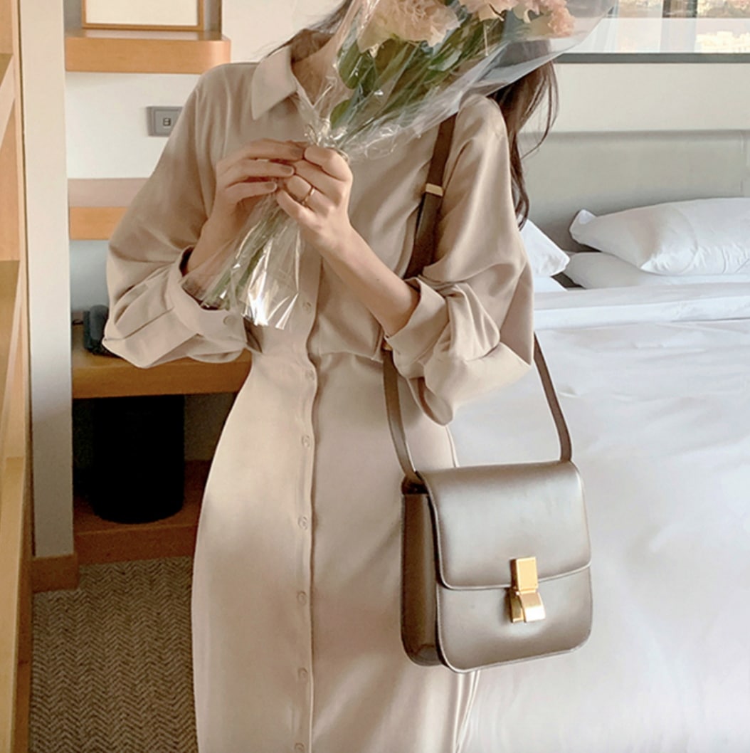 ワンピース デート シャツワンピース ロング ロング丈 袖あり 長袖 かわいい 大人可愛い きれいめ シンプル カジュアル 大人 上品 おしゃれ お洒落 主役級 存在感 春 秋 10代 20代 30代