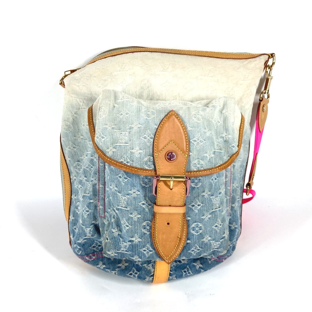 ショルダーバッグ M93184 サンバーストPM モノグラムデニム グラデーション カバン 肩掛け トートバッグ モノグラムデニム ブルー