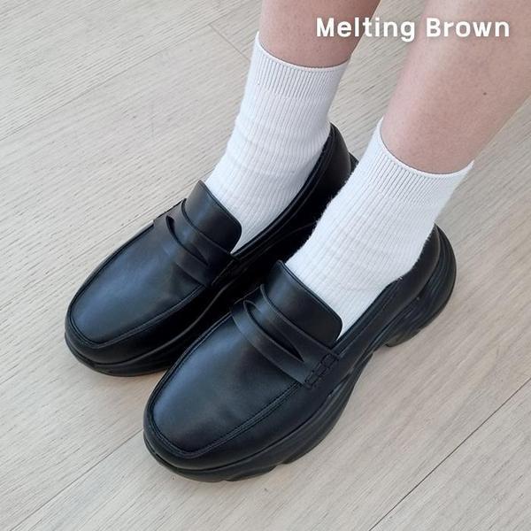 女性 デイリー ローファー チャンキーヒール ペニーローファー 8,201円