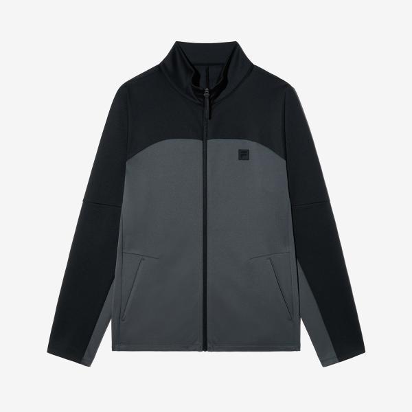 FILA バイカラー スタンドネック ダンボール トレーニングジャケット