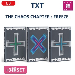 TXT【THE CHAOS CHAPTER : FREEZE】 3種セット CD アルバム トゥモローバイトゥゲザー/生写真+トレカ
