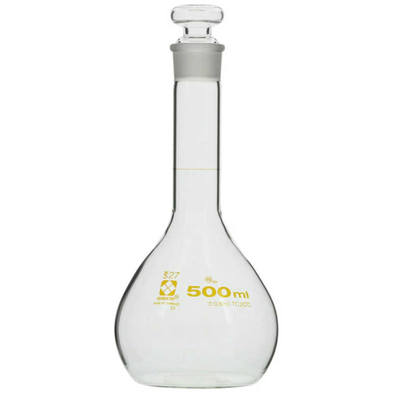 柴田科学 SIBATA メスフラスコ 短形 500mL 0 23080500