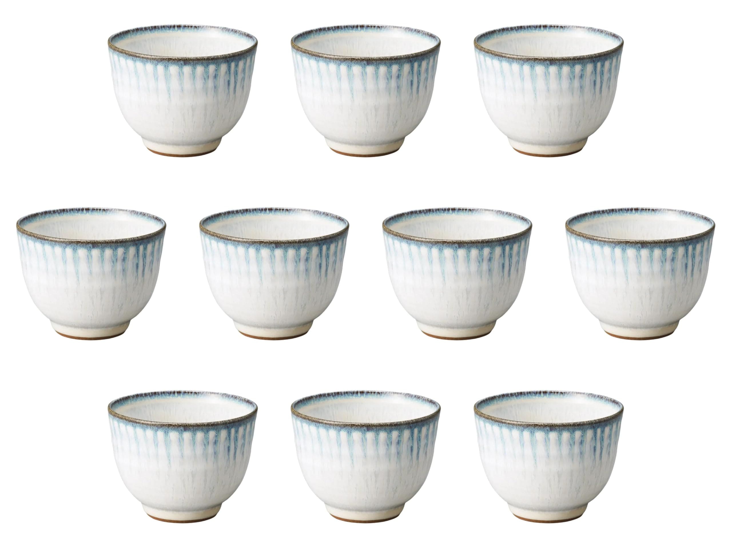 10個セット 窯変流十草大汲み出し [ 9.2×7(220) ] 煎茶 セトモノホンポ(Setomonohonpo)