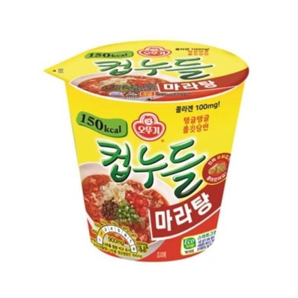 オットゥギ カップヌードル マーラータン カップ 44.7g 6入り / 4ボックス韓国麺類
