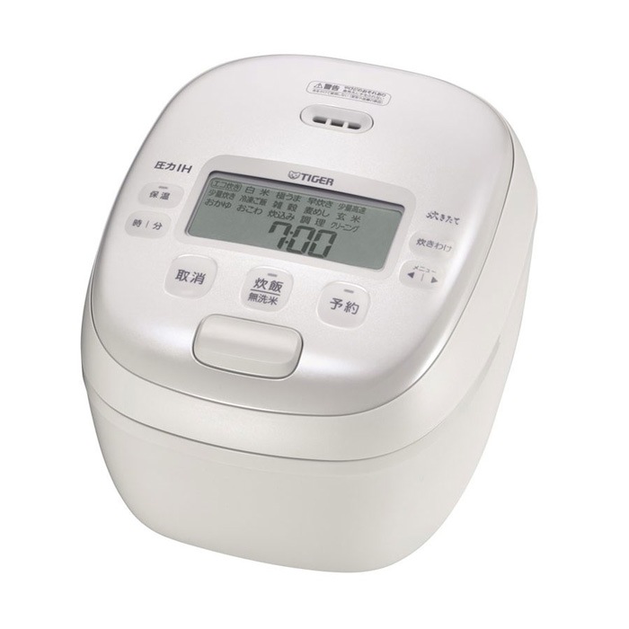 1升炊き 圧力IHジャー炊飯器 炊きたて JRI-B180-W ホワイト