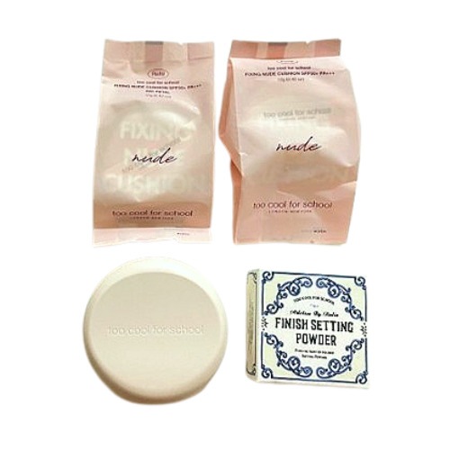 フィクシングヌードクッション [本品 + レフィル x 2EA + ミニパウダー5g]