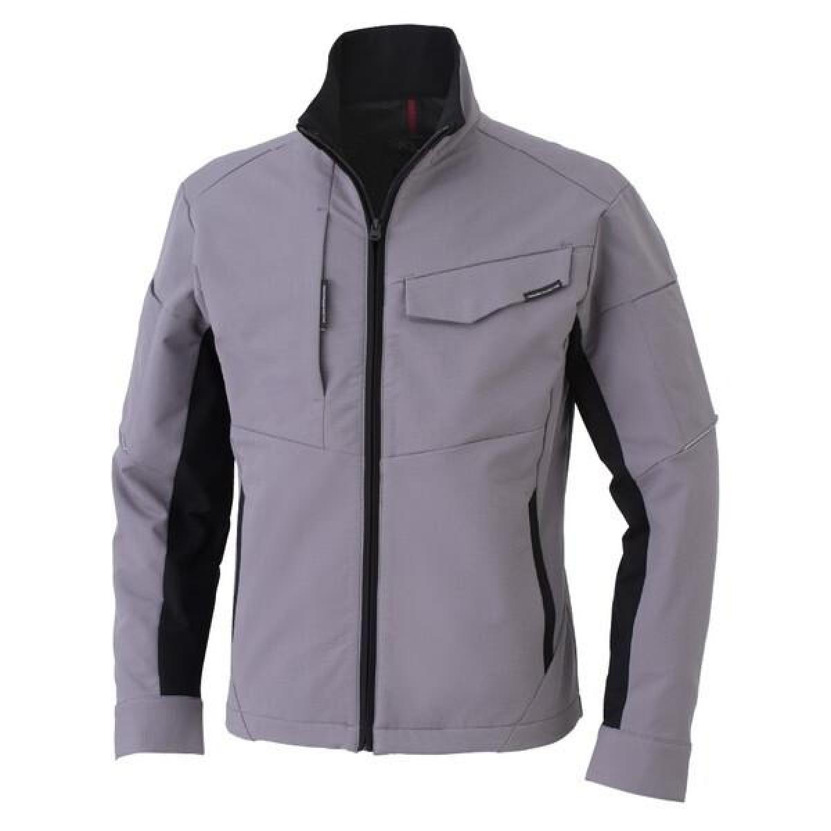 コーコス信岡 CO-COS ストレッチ 長袖ブルゾン A-7061 グレー Mサイズ 長袖 軽量 高機能 制服 ワークウェア 作業服 帯電防止素材
