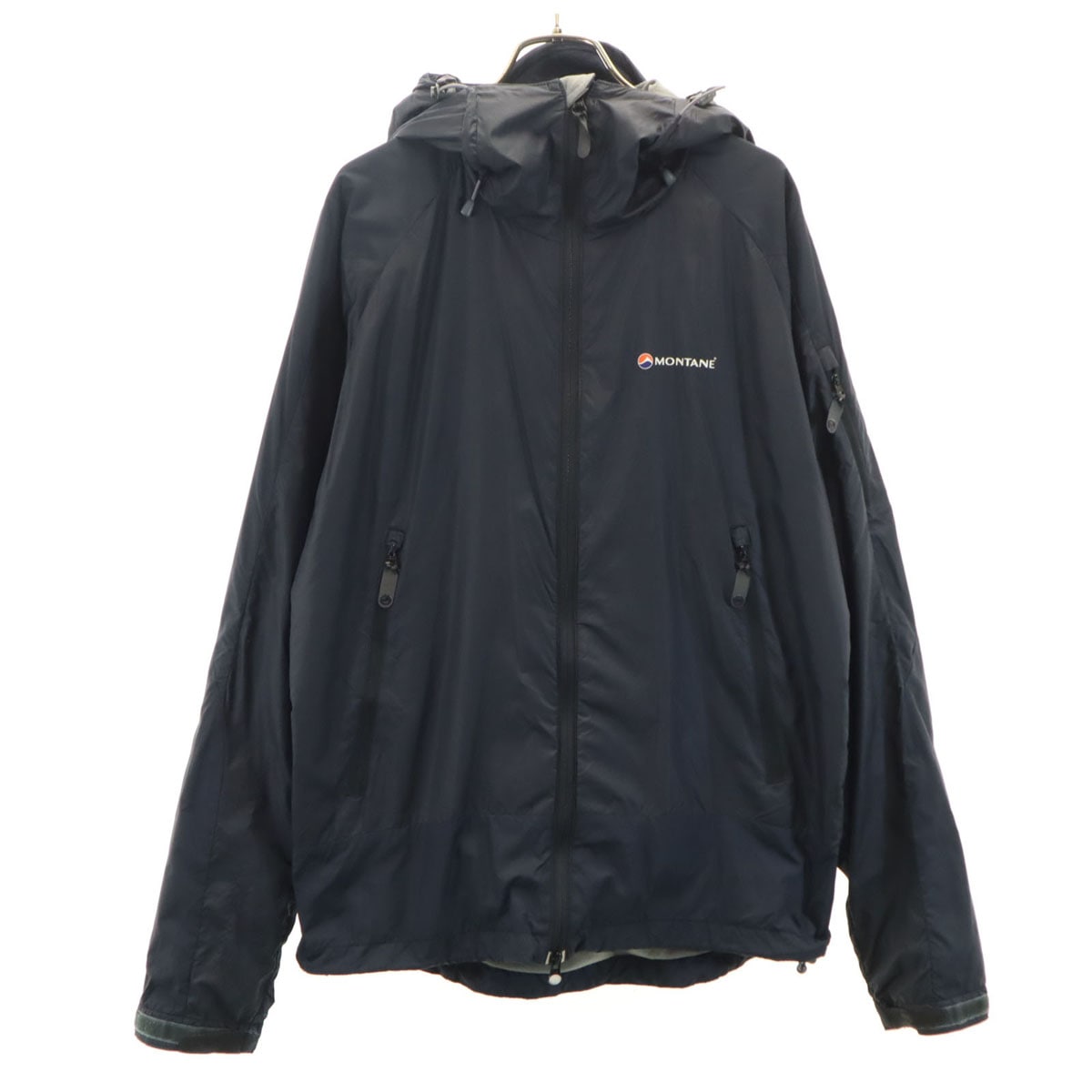 MONTANE モンテイン ウインドブレーカー L ブラック アウトドア メンズ 古着