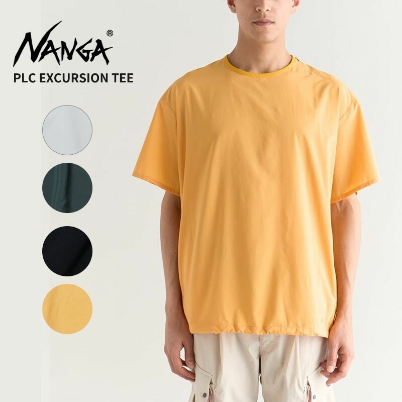 ナンガ メンズ 超軽量 パッカブル 半袖Tシャツ レディース NANGA PLC エクスカーションティー Tシャツ トップス カットソー N2500-1P403A