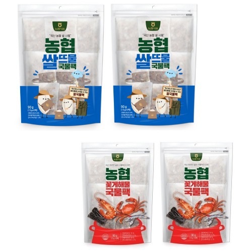 農協食品 国産 農協 スープパック 米水 15g 6口 2個 + フラワーゲージ 15g 6口 2個 手軽なおいしいスープスープ料理