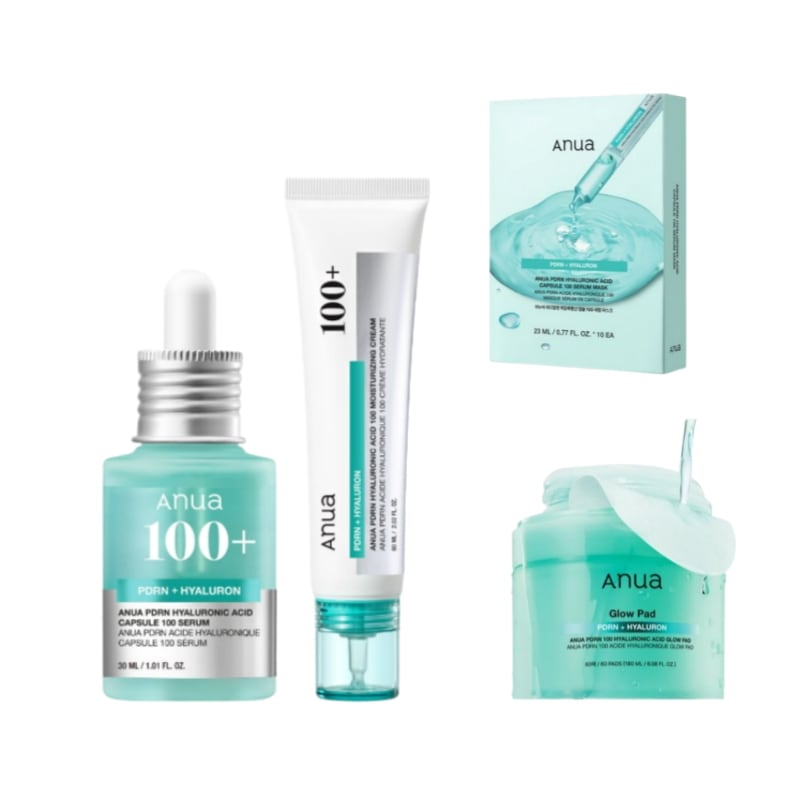 PDRN ヒアルロン酸 種セット[PDRNヒアルロン酸カプセル100セラム30ml + クリーム60m +セラムマスク10枚入+ トナーパッド]