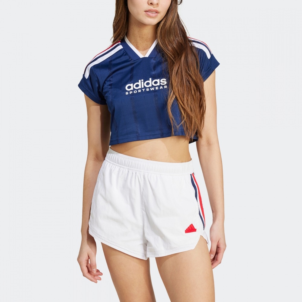 アディダス Tローカット 3S クロップジャージ W-ネイビー/IZ2090