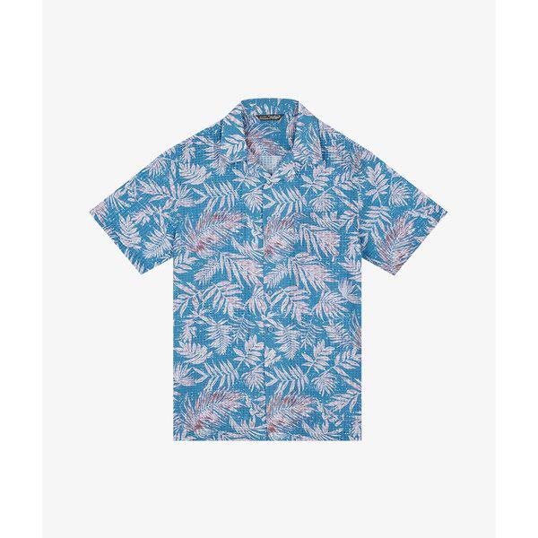 ハワイアンオープンカラーメッシュ半袖シャツ CDAAAWS2407