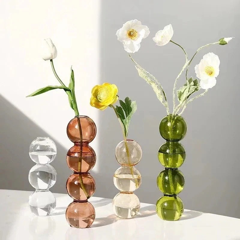 1つ買うと10個無料杂货 インテリア バブルガラス カフェソフトデコレーション トップ装飾シンプル大人気 花瓶