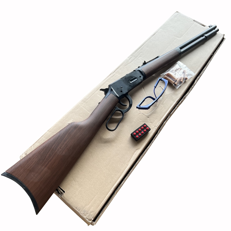 ショットガン風おもちゃ銃 ウィンチェスター M1894 モデルガン スポンジ弾 排莢再現 ライブカート式 レバーアクション
