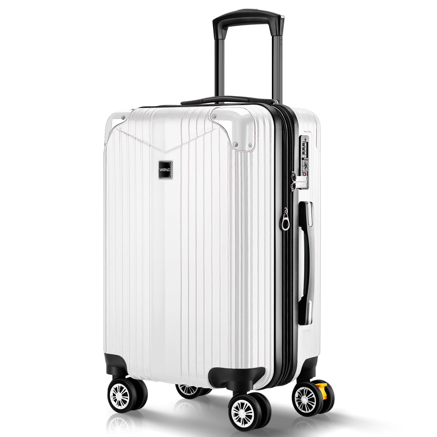 [VARNIC] スーツケース キャリーケース キャリーバッグ 【YKK】 製ファスナー 拡張機能 ストッパー付きキャスター TSAダイヤル式ロック 振動軽減 軽量 大容量 静音 乾湿分離ポケットつき