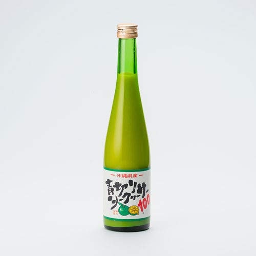 沖縄特産販売 青切りシークワーサー100 500ml *12本