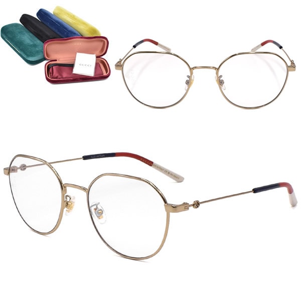 サングラス GG0684S-001 サングラス アジアンフィット メンズ レディース ユニセックス ゴールド クリア