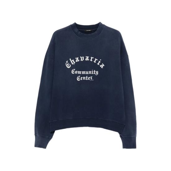 WILLY CHAVARRIA Men Sweatshirts WCJSY0199 014 BLU BLUE
