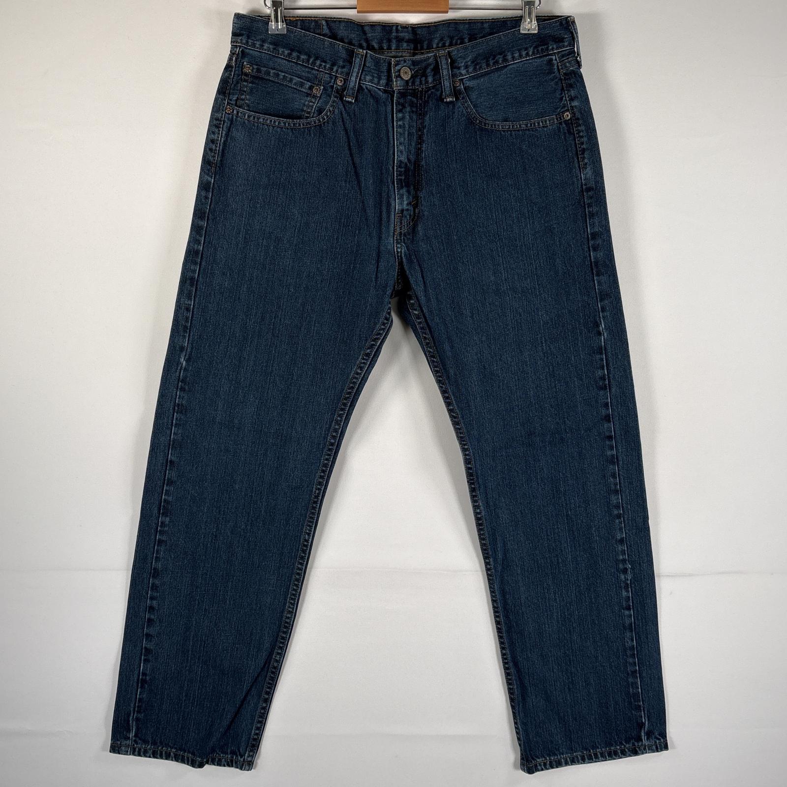 古着 デニムパンツ 505 ブルーデニム ジーンズ ジーパン ストレート 大きいサイズ w36 L30 インディゴブルー メンズ