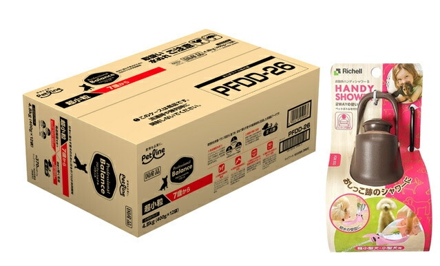 プロフェッショナル バランス 超小粒 ７歳から 4.8kg 【お散歩ハンディシャワー Ｓサイズ ダークブラウン付】