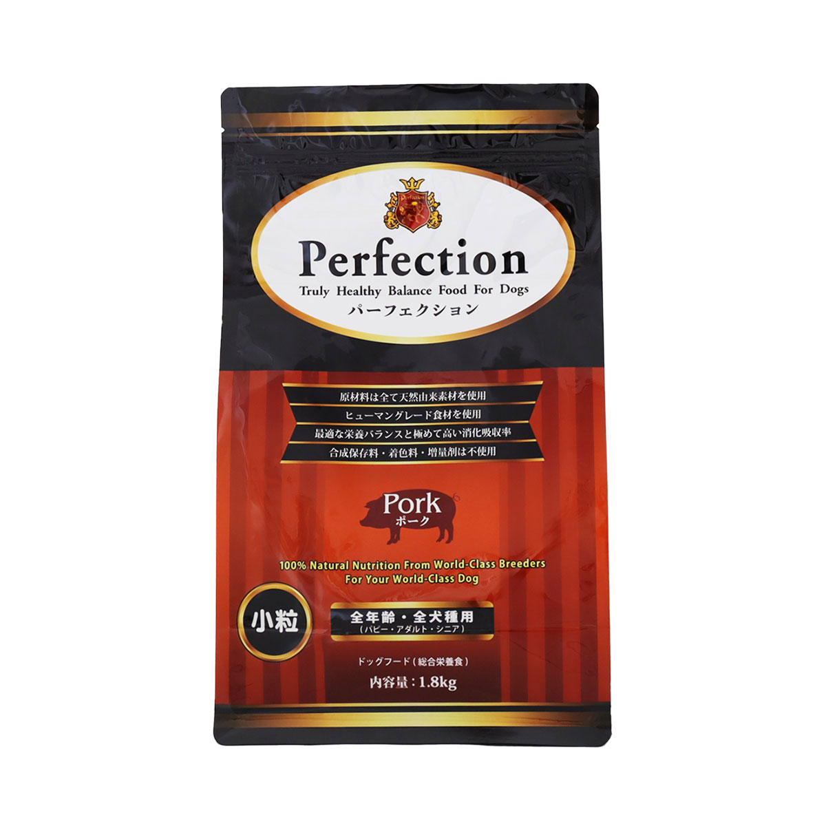 パーフェクション ドッグフード ポーク 小粒 1.8kg