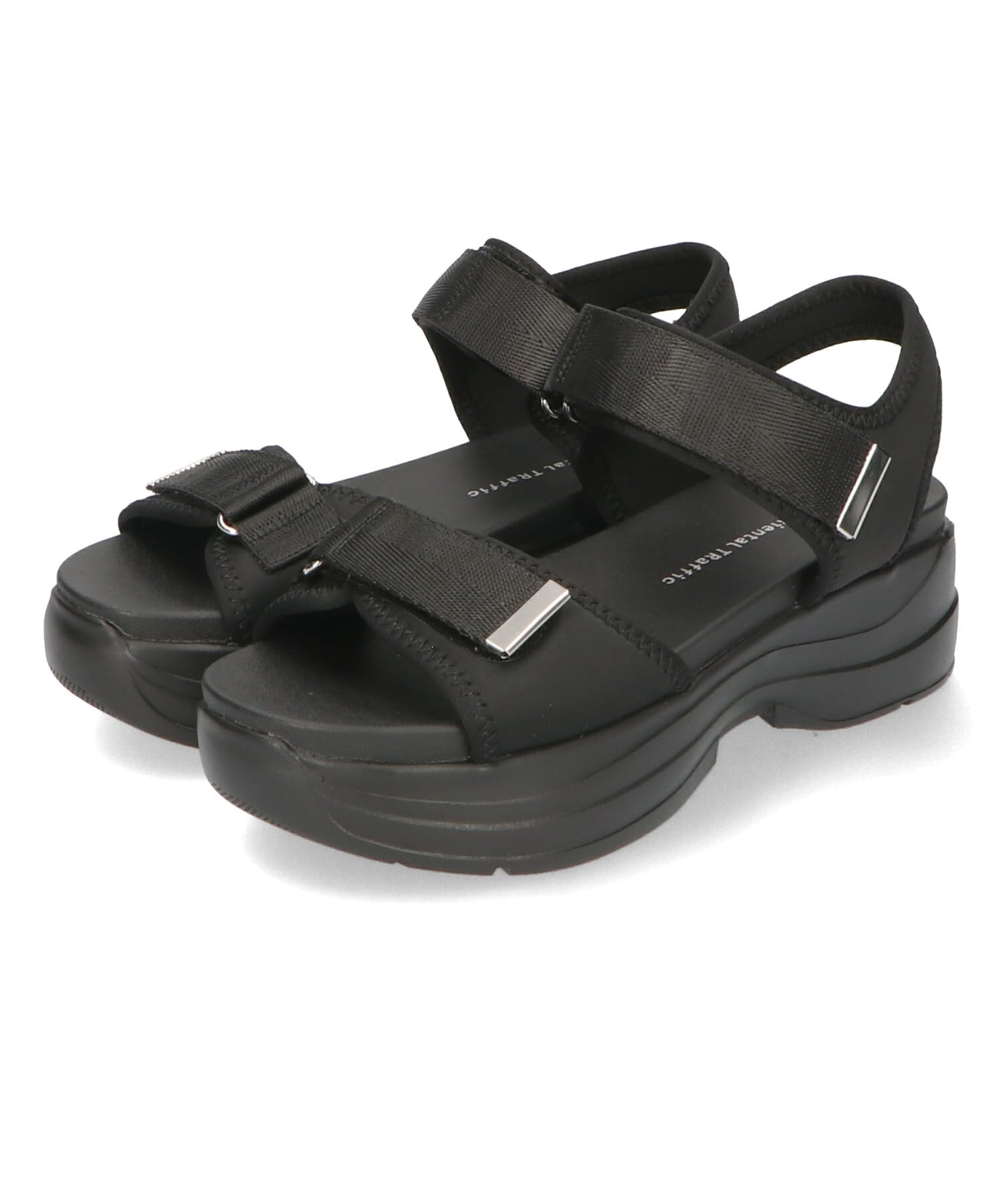 [オリエンタルトラフィック] サンダル スポーツサンダル レディース 厚底 大きいサイズ 小さいサイズ 歩きやすい 軽量 楽ちん ダブルベルト 柔らかい 人気 レンド 再入荷 追加 ベルクロ 4220