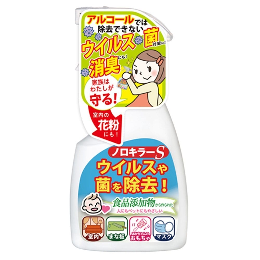 除菌消臭剤 インターコスメ ノロキラーＳ 強力除菌 瞬間消臭 400mL X6本