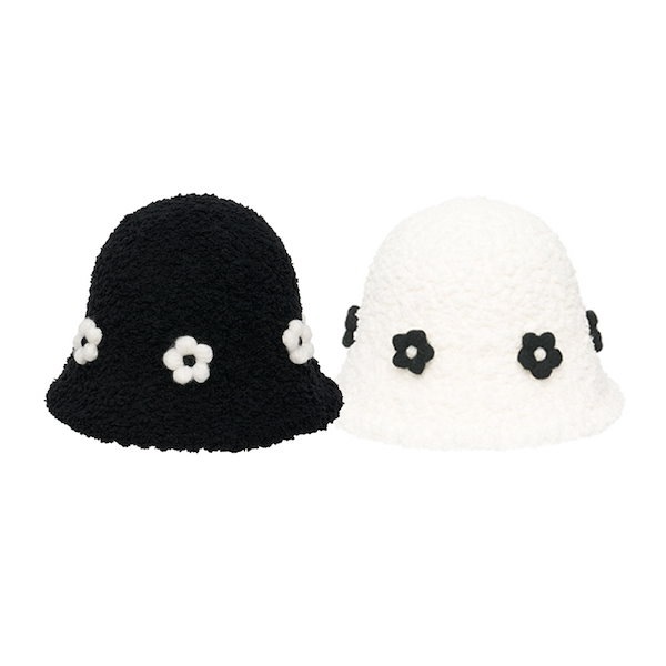 ☆ITZY ユナ着用☆人気☆【DEW E DEW E】☆FLOWER BUCKET HA.T☆ Qoo10] [ITZY ユナ 着用] [DEWE H