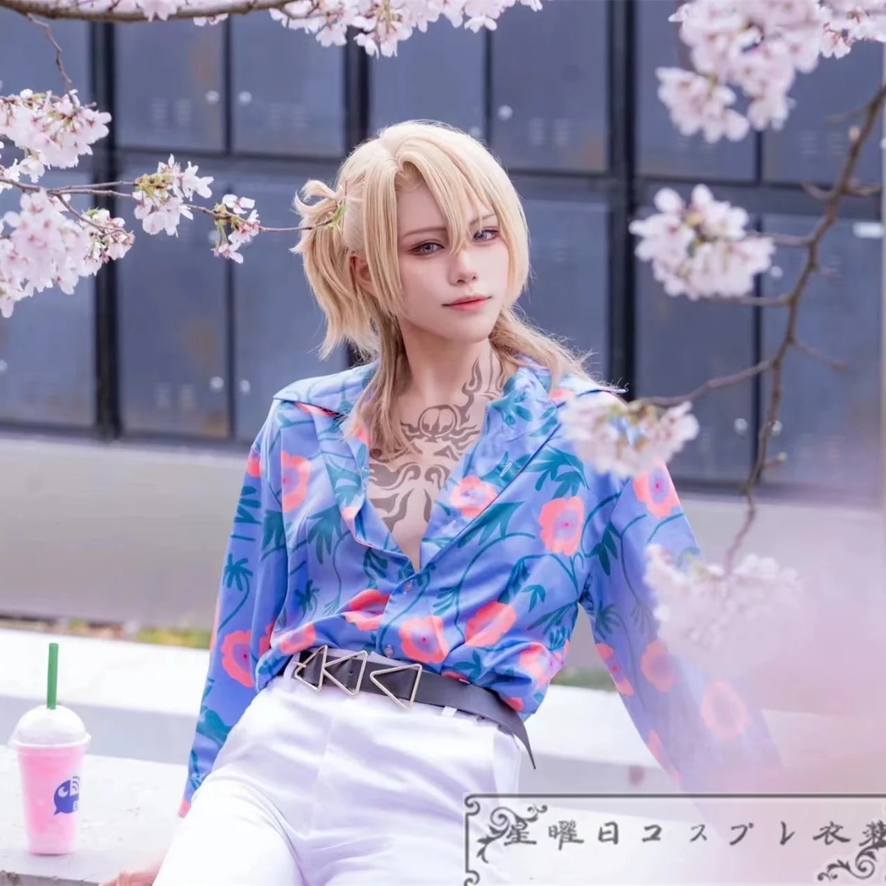 VTuber にじさんじ バーチャルライバー Luca ルカ カネシロ Sakura Bloom コスプレ衣装 コスチューム ハロウィン 変装 仮装品質良い 店舗お勧め