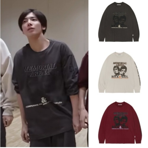 【TXTテヒョン着用】ROCK N SOUL LONG SLEEVE 3colors 韓国正規品 韓国 アイドル レディース メンズ
