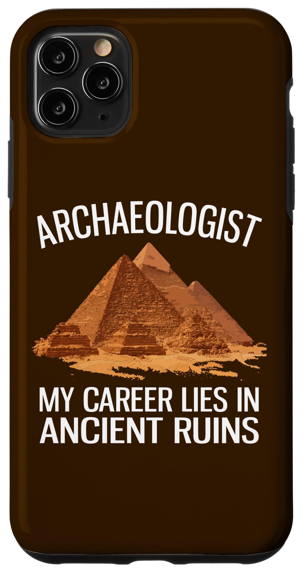 My Career Lies In Ancient Ruins 面白い考古学者 スマホケース iPhone 11 Pro Max 用