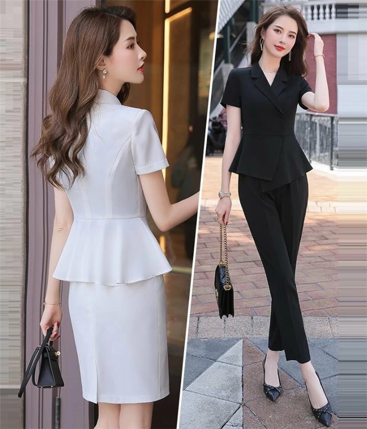 スカートスーツ パンツスーツ 半袖 夏 サラリーマン レディーススーツ フォーマル OL 通勤 オフィス 事務服 キャリア ビジネススーツ エレガント 大きいサイズ ママ 母 卒業式 入学式 二次会