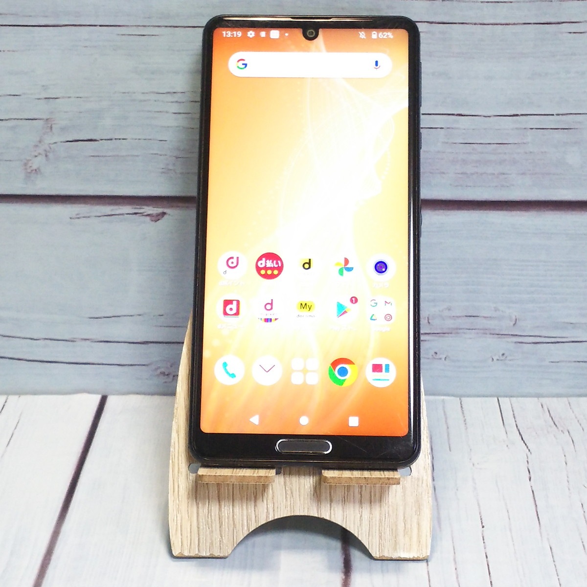 【送料無料】docomo AQUOS sense4 SH-41A ブラック 本体 白ロム SIMロック解除済み SIMフリー C474365