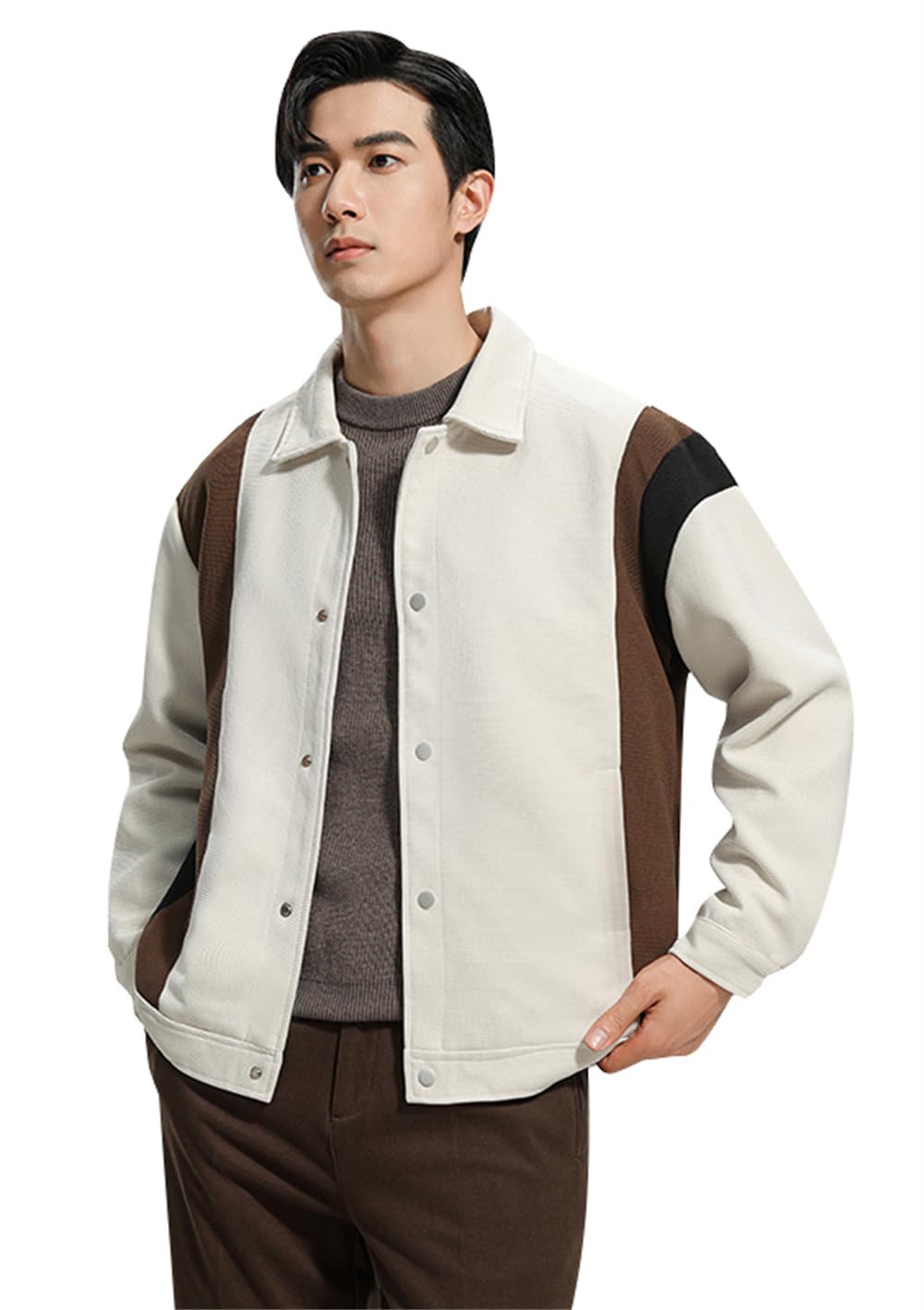 アウターウェア メンズ 長袖ジャケット 秋アウター ショートジャケット ベースボールジャケット 無地 シンプルアウター カジュアル MA-1ジャケット ストリートスタイル 韓国ファッション