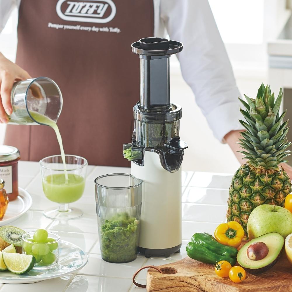 Toffy トフィー ミニスロージューサー K-BD4 ジューサー ミキサー 低速 低速回転 かわいい おしゃれ 調理器