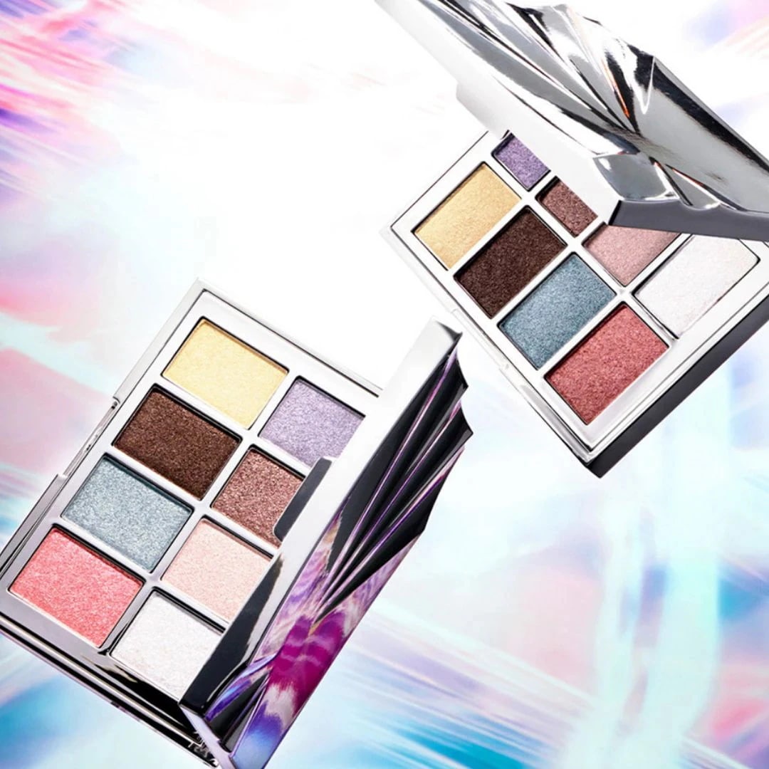 ピグメント アイシャドウ パレット/6色/新色追加 高発色 ラメマット トレンドアイ/COSIMIC LOVE