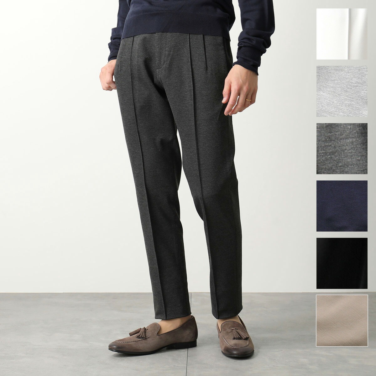 giabs ARCHIVIO ジャブスアルキヴィオ イージーパンツ MASACCIO R1 A5961 メンズ スラックス 1プリーツ スタンダード サマー ジャージ カラー7色 18,761円