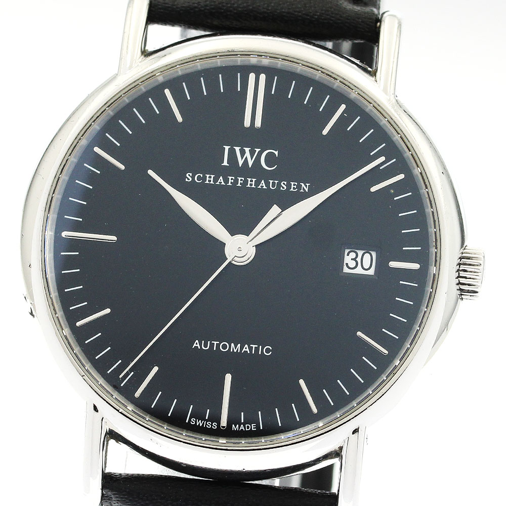 IWC IWC SCHAFFHAUSEN IW356308 ポートフィノ デイト 自動巻き メンズ _888226【中古】