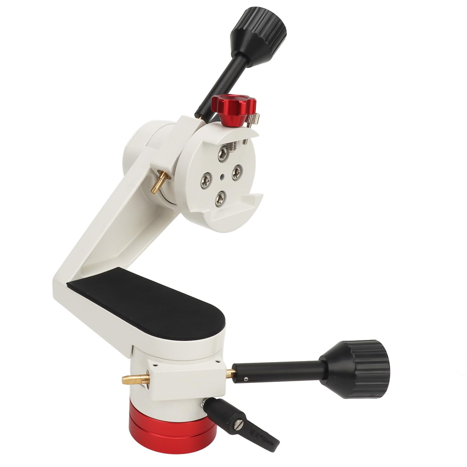 Tbest Altazimuth望遠鏡マウント360度調整可能頑丈なアルミニウム合金マイクロモーションPTZ Astronomy Bird Watch
