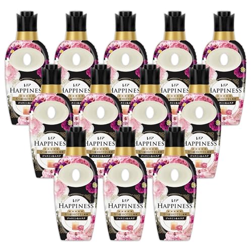 レノア ハピネス 5つ星ホテルの夢ふわタッチ 柔軟剤 ジャスミン＆ムスクの香り 本体 460mL×12本 [ケース品]