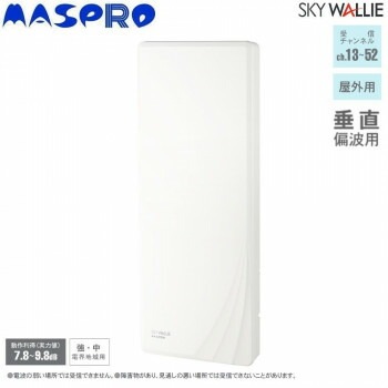 マスプロ電工 屋外用 地上デジタル放送用 UHFアンテナ SKY WALLIE （スカイウォーリー） V20素子アンテナ相当 U2SWLA20V