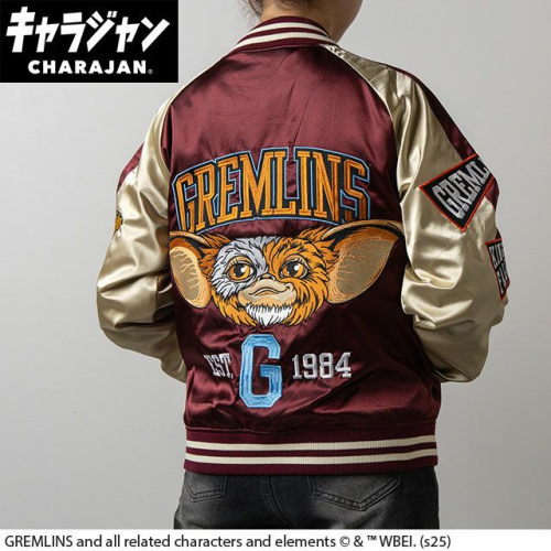丸眞(マルシン) スカジャン(L) グレムリン ビッグイヤー　男女兼用 キャラクター キャラジャン CHARAJAN 　4105084200